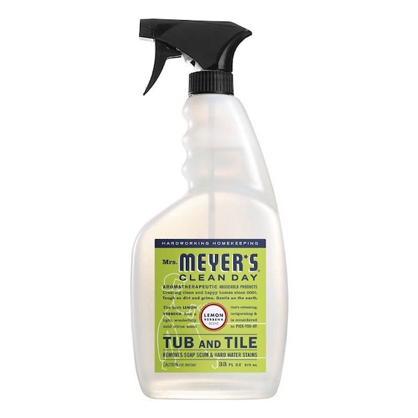 Mrs. Meyers Clean Day Mrs. Meyer's Clean Day Lemon Verbena Scent Tub and Tile Cleaner 33 oz Trigger Spray Bottle 12168 - main